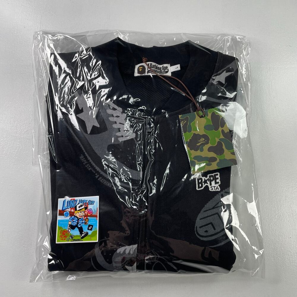 BAPE STA Pattern Bomber Jacket Size L - Picture 11 of 11